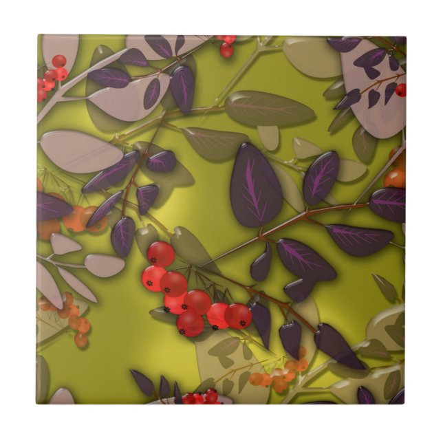 Azulejo De Cerâmica Vidro, Rowan, bando de Rowan (Frente)