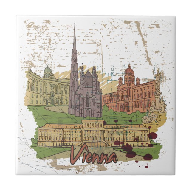 Azulejo De Cerâmica Viena (Frente)
