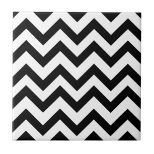 Azulejo De Cerâmica Vigas preto e branco