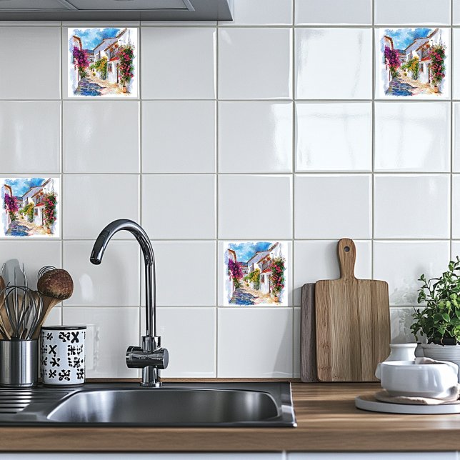 Azulejo De Cerâmica Vila Espanhola (Criador carregado)