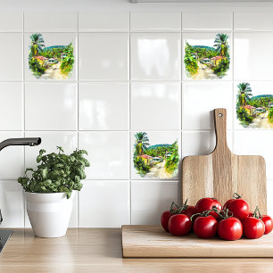 Azulejo De Cerâmica Vila Jamaicana