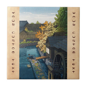 Azulejo De Cerâmica Vila Kawanishi, Prefeitura de Tochigi Hasui Kawase