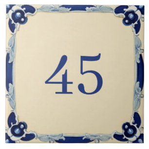 Azulejo De Cerâmica Villa Italiana Limão Azul Branco Majólica