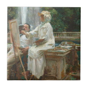 Azulejo De Cerâmica Villa Torlonia Frascati, Itália por Sargent