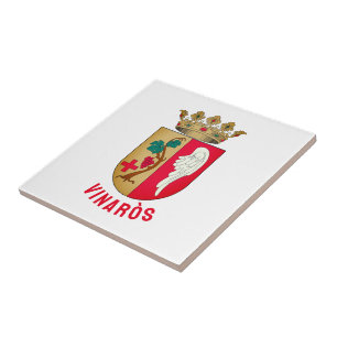 Azulejo De Cerâmica Vinaròs Casaco de armas - Comunitat Valenciana