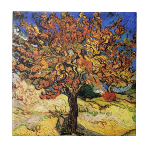 Azulejo De Cerâmica Vincent Van Gogh - A Amoreira Arte Fina