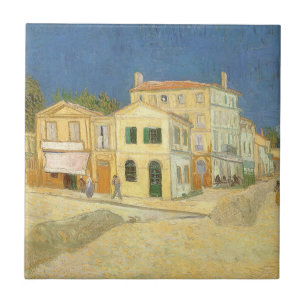 Azulejo De Cerâmica Vincent van Gogh - A Casa Amarela (A Rua)