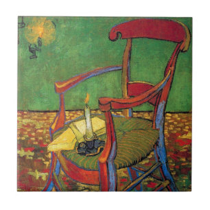 Azulejo De Cerâmica Vincent Van Gogh - A Poltrona de Paul Gauguin