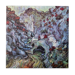 Azulejo De Cerâmica Vincent Van Gogh - A Ravina (Les Peiroulets)