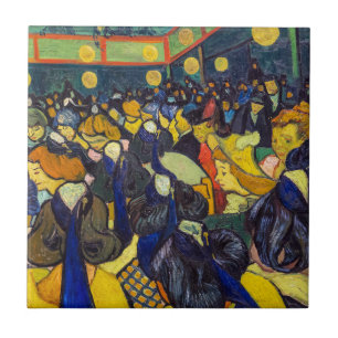 Azulejo De Cerâmica Vincent van Gogh - A Sala de Dança em Arles
