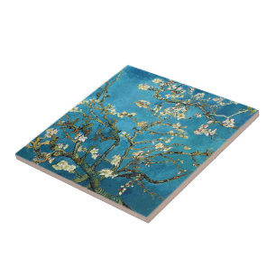 Azulejo De Cerâmica Vincent van Gogh, Amendoeira em Flor