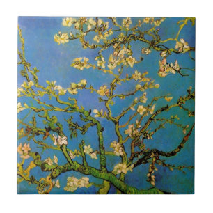 Azulejo De Cerâmica Vincent van Gogh - Amendoeira em Flor