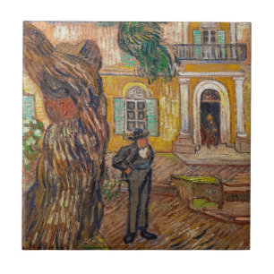 Azulejo De Cerâmica Vincent Van Gogh - Asilo de Saint-Paul em Saint-Re
