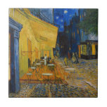 Azulejo De Cerâmica Vincent van Gogh - Cafe Terrace à Noite<br><div class="desc">Cafe Terrace no Place du Forum na Noite - Vincent van Gogh,  1888</div>