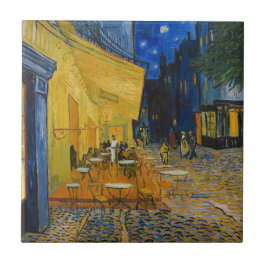 Azulejo De Cerâmica Vincent van Gogh - Cafe Terrace à Noite
