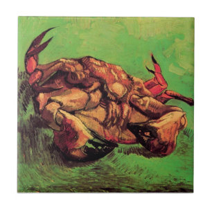 Azulejo De Cerâmica Vincent Van Gogh - Caranguejo de Costas Arte Fino