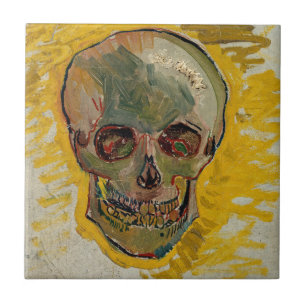 Azulejo De Cerâmica Vincent van Gogh - Crânio 1887 #2