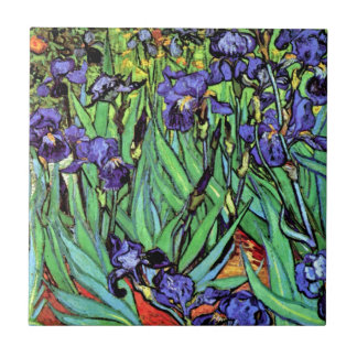 Azulejo De Cerâmica Vincent Van Gogh - Íris - Amante de Flores Arte Fi