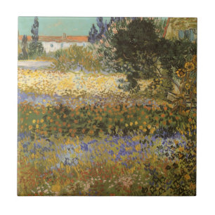 Azulejo De Cerâmica Vincent van Gogh - Jardim Florido
