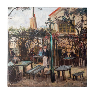 Azulejo De Cerâmica Vincent Van Gogh - La Guinguette em Montmartre