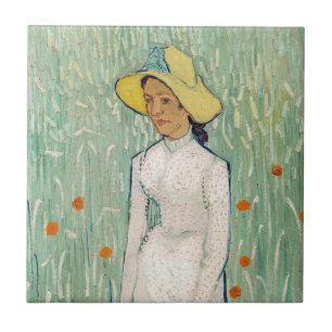 Azulejo De Cerâmica Vincent van Gogh - Menina de Branco