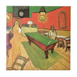 Azulejo De Cerâmica Vincent Van Gogh - O Café Noturno em Arles