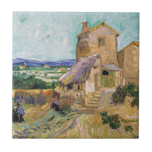 Azulejo De Cerâmica Vincent van Gogh - O Moinho Velho