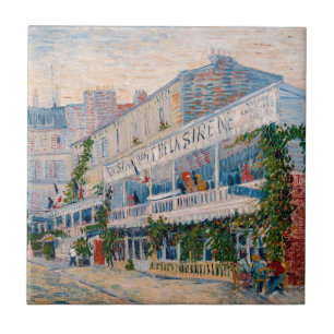 Azulejo De Cerâmica Vincent van Gogh - O Restaurante da Sirene