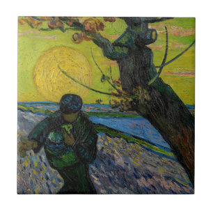 Azulejo De Cerâmica Vincent van Gogh - O Semeador