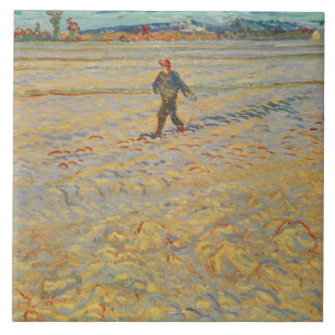 Azulejo De Cerâmica Vincent van Gogh o Sower, 1888