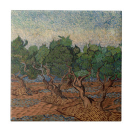 Azulejo De Cerâmica Vincent van Gogh - Olive Grove