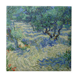 Azulejo De Cerâmica Vincent van Gogh - Olive Orchard