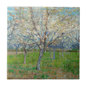 Azulejo De Cerâmica Vincent van Gogh - Pomar Cor-de-Rosa