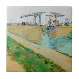 Azulejo De Cerâmica Vincent van Gogh - Ponte Langlois em Arles #2