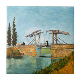 Azulejo De Cerâmica Vincent van Gogh - Ponte Langlois em Arles #3