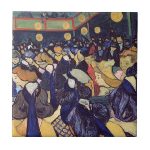 Azulejo De Cerâmica Vincent Van Gogh - Salão de Dança em Arles