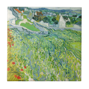 Azulejo De Cerâmica Vincent van Gogh - Vinhas em Auvers