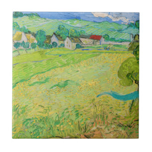 Azulejo De Cerâmica Vincent van Gogh - Vista de Vessenots perto de Auv