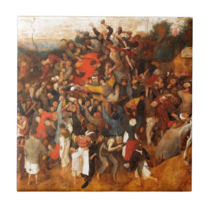 Azulejo De Cerâmica Vinho do dia dos Martins Santos por Pieter Bruegel