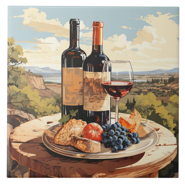 Azulejo De Cerâmica Vinho do Vinho (Frente)