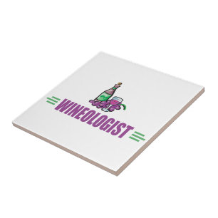 Azulejo De Cerâmica Vinho Engraçado