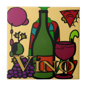 Azulejo De Cerâmica Vinho, Praça Vino Abstrato