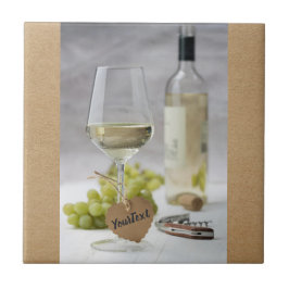 Azulejo De Cerâmica Vinho Sommelier Vinha Ventilador Design