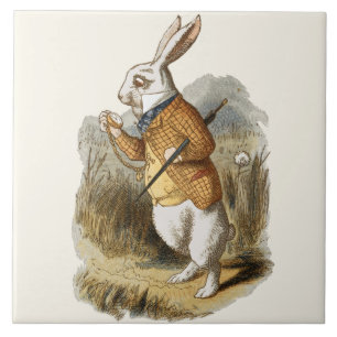 Azulejo De Cerâmica Vintage Alice no Azulejo da Cerâmica da Terra Mar