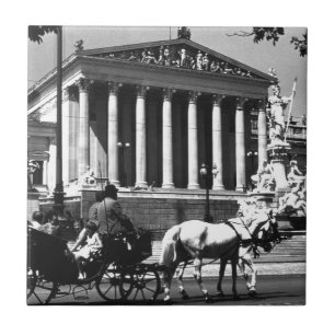 Azulejo De Cerâmica Vintage Áustria Parlamento de Viena