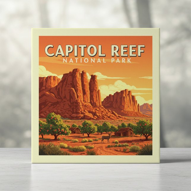 Azulejo De Cerâmica Vintage Boston Massachusetts (Criador carregado)