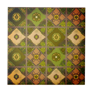 Azulejo De Cerâmica Vintage Botânica Charm Terthy