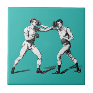 Azulejo De Cerâmica Vintage Boxing