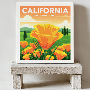 Azulejo De Cerâmica Vintage California