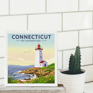 Azulejo De Cerâmica Vintage Connecticut